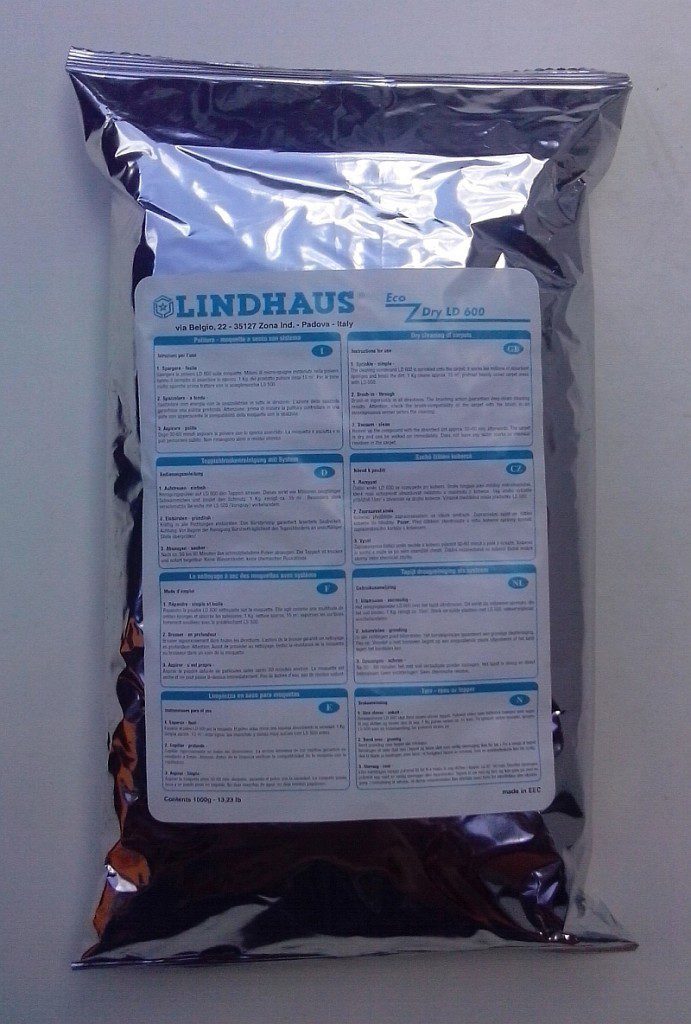 Směs pro suché čištění koberců Lindhaus Eco Dry LD 600